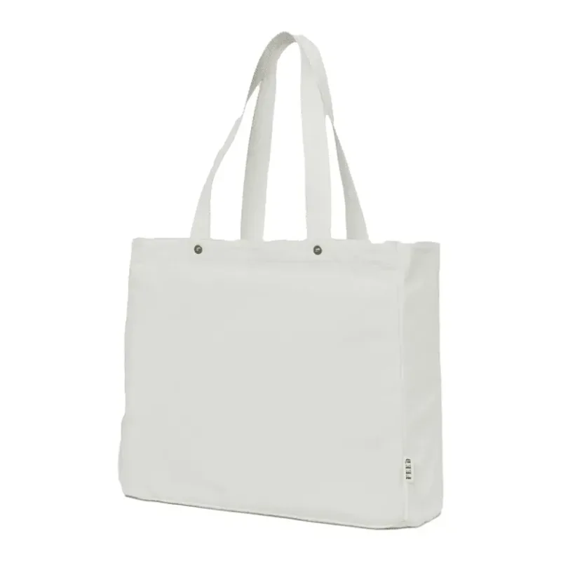 Custom FEED Organic Cotton Rivet Tote — view 4