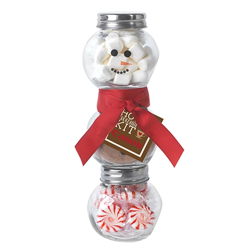 Festive Hot Chocolate Snowman DIY Kit