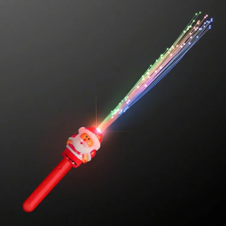 Fiber Optic Santa Wands — view 2