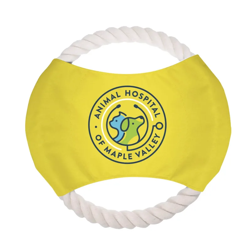Personalized Fido Flier Dog Rope Toy — view 3