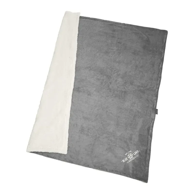 Custom Field & Co.® Corduroy Sherpa Blanket - 50"x60" — view 6