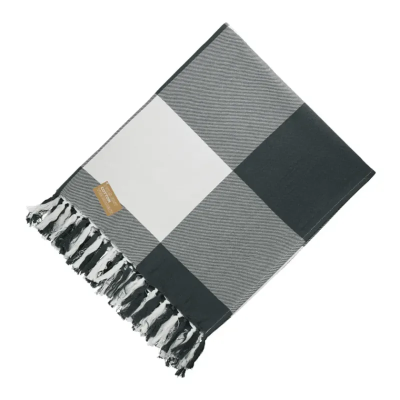 Branded Organic Cotton Throw Blanket - Field & Co.® (60"x70") — view 5