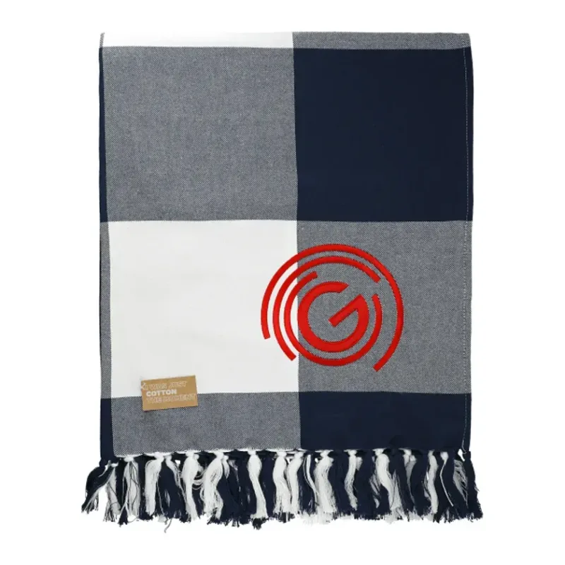 Branded Organic Cotton Throw Blanket - Field & Co.® (60"x70") — view 7