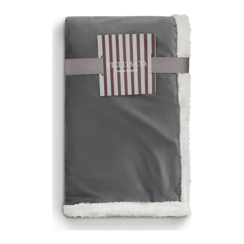 Personalized Recycled PET Sherpa Blanket by Field & Co. — view 16