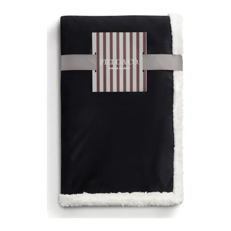 Personalized Recycled PET Sherpa Blanket by Field & Co. — view 3