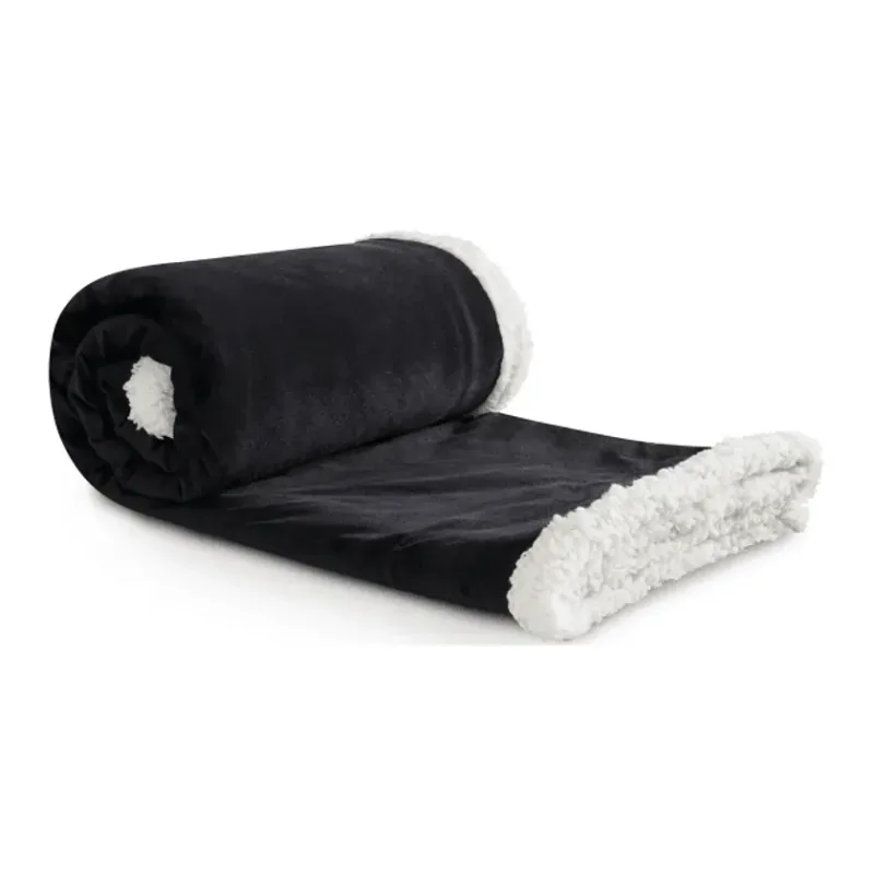 Personalized Recycled PET Sherpa Blanket by Field & Co. — view 4