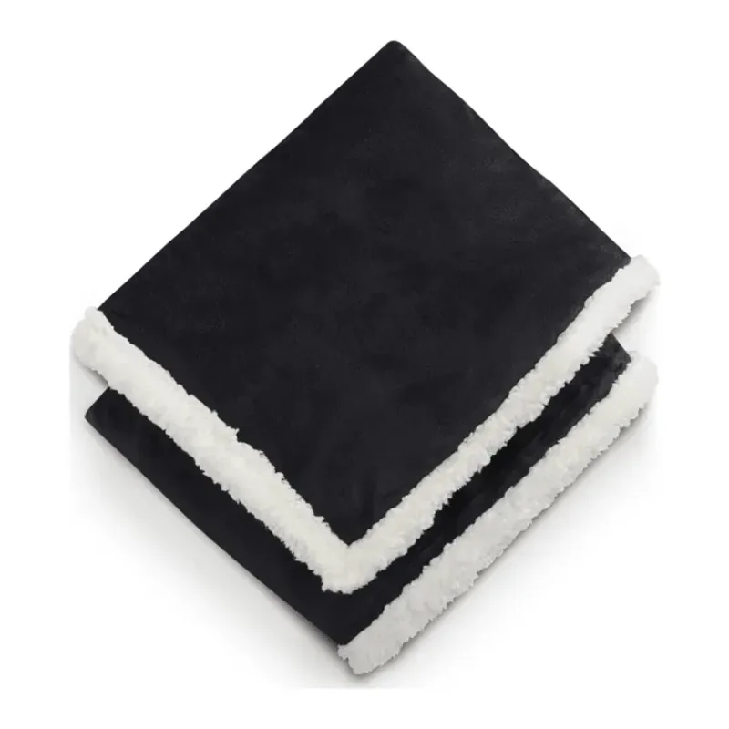 Personalized Recycled PET Sherpa Blanket by Field & Co. — view 7