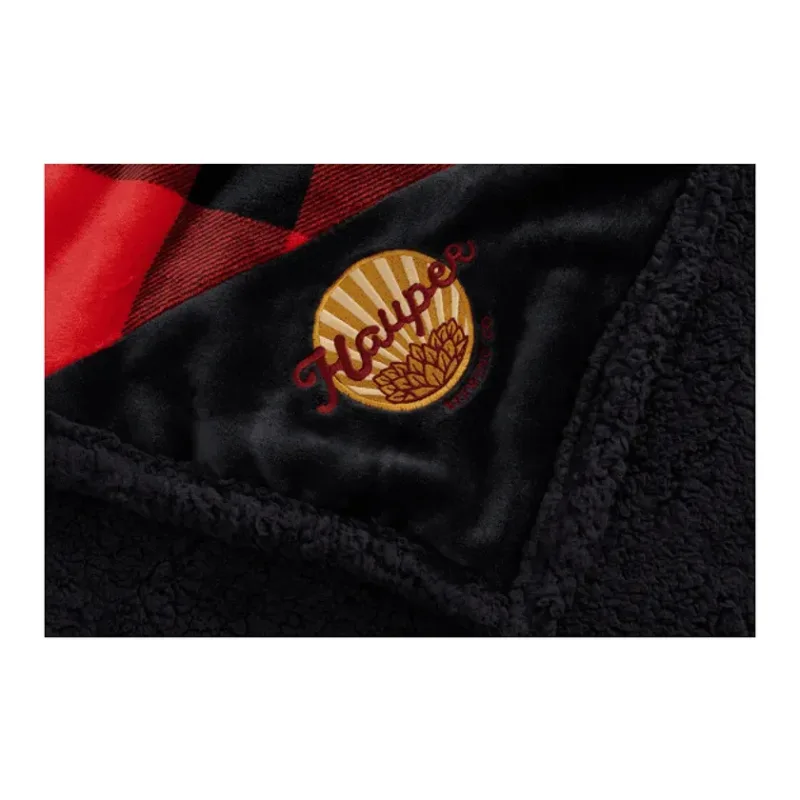 Personalized Buffalo Plaid Sherpa Blanket by Field & Co. — view 3
