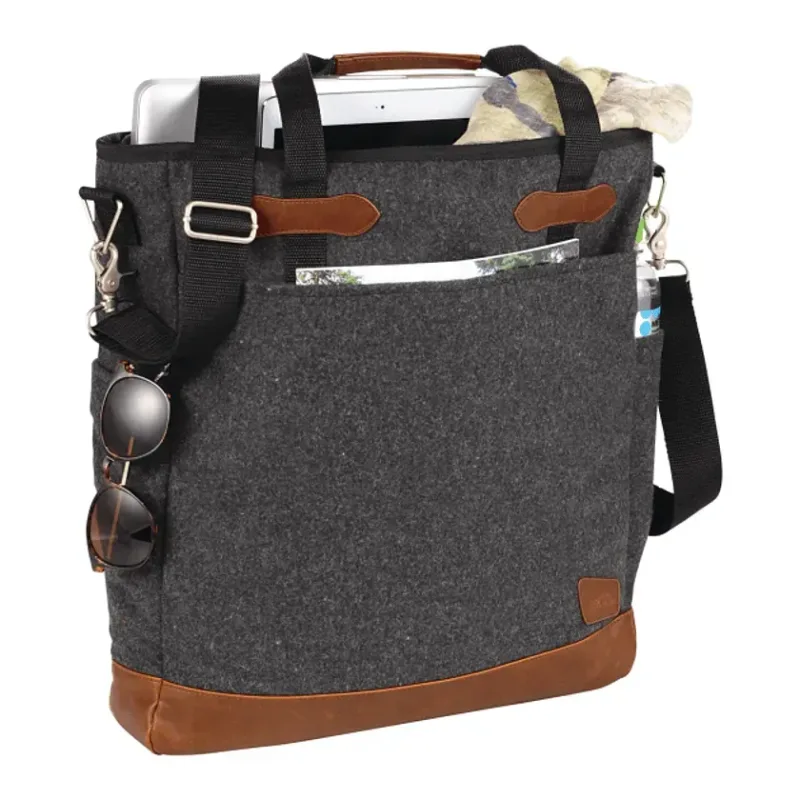 Branded Field & Co. Campster 15" Wool Computer Tote — view 6