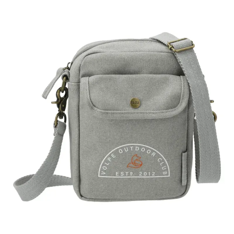 Custom Field & Co. Campus Cotton Crossbody Tote — view 5
