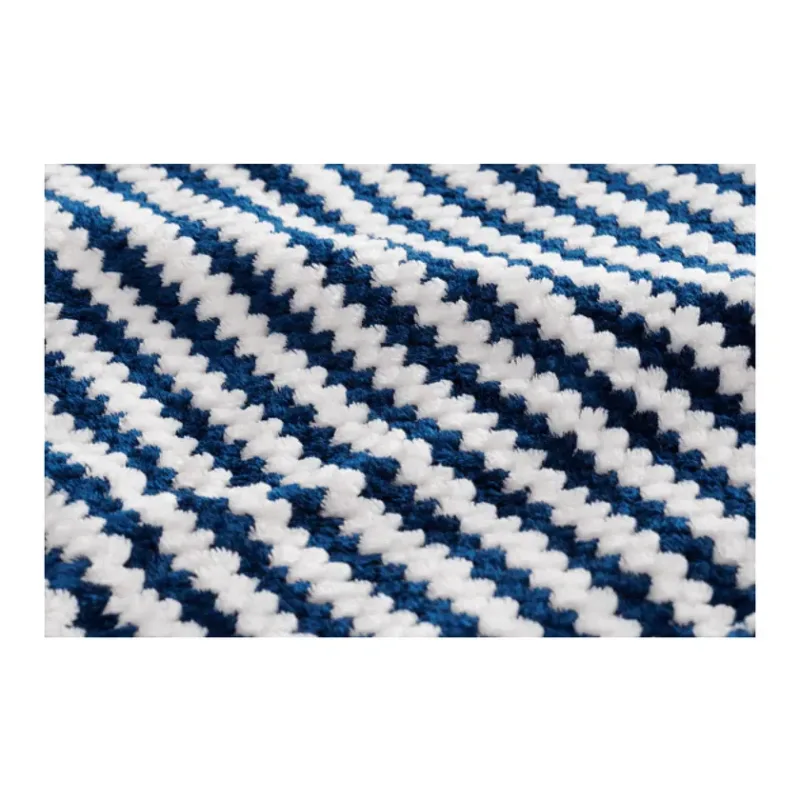 Custom Field & Co. Chevron Striped Sherpa Blanket - 50" x 60" — view 13
