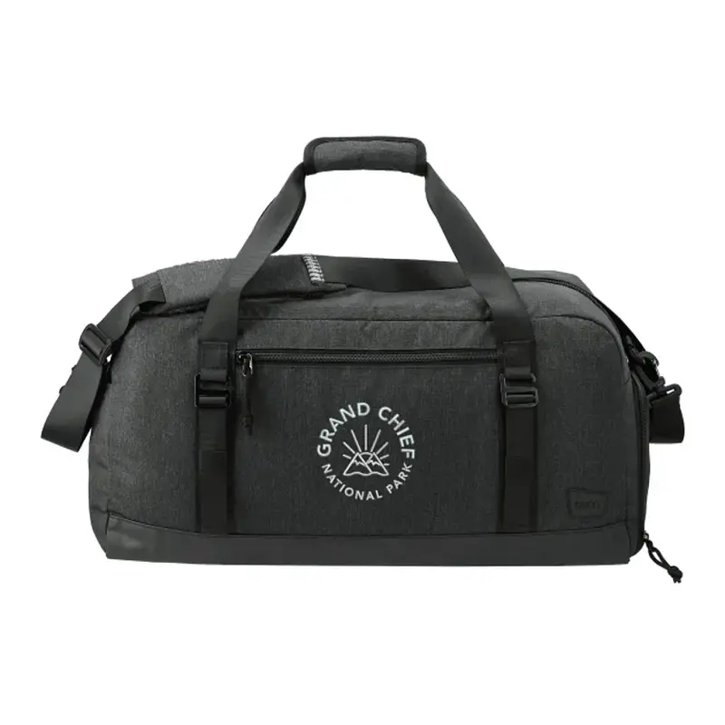 Logo Eco Duffle Bag Recycled Material Versatile Storage