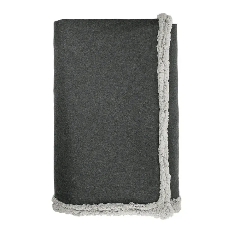 Branded Field & Co. Wool Sherpa Blanket - 60" x 70" — view 7