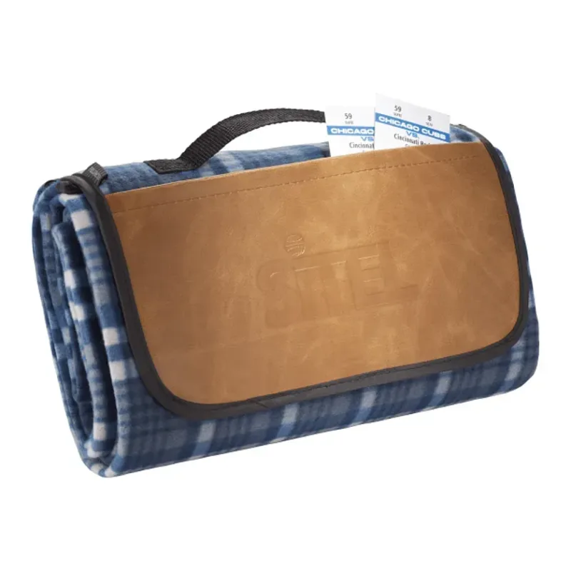 Custom Field & Co. Picnic Blanket with Pocket — view 4
