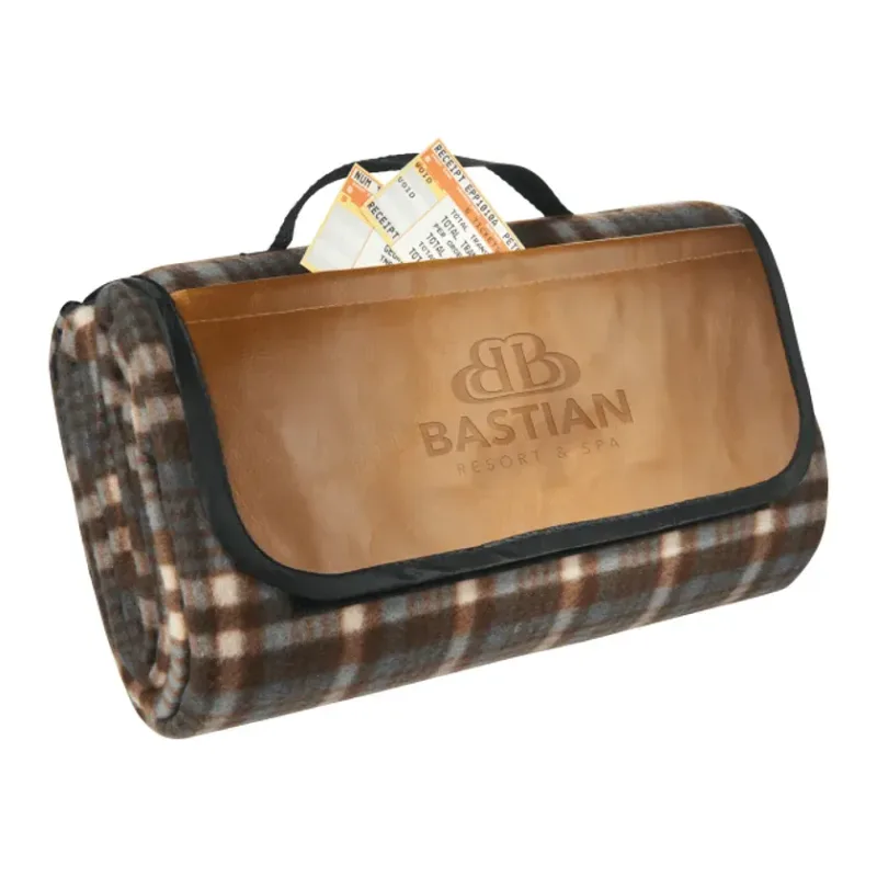 Custom Field & Co. Picnic Blanket with Pocket — view 8