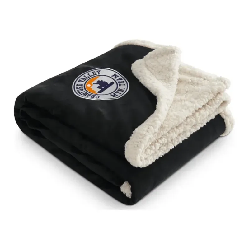 Custom Field & Co. Sherpa Blanket - 50"x60"x1" Size — view 4