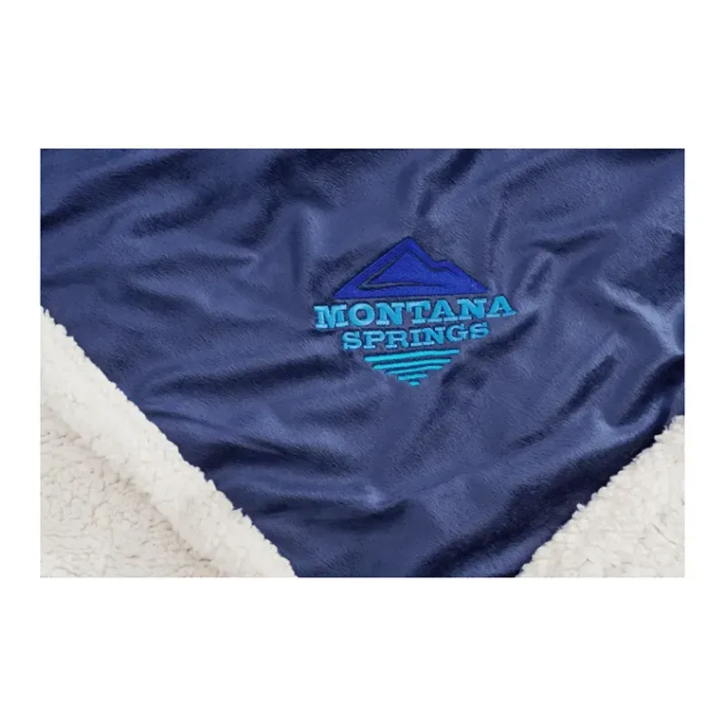 Custom Field & Co. Sherpa Blanket - 50"x60"x1" Size — view 7