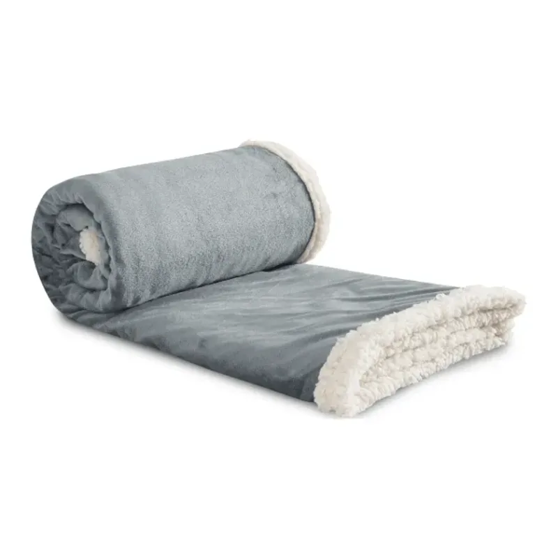 Custom Field & Co. Sherpa Blanket - 50"x60"x1" Size — view 3