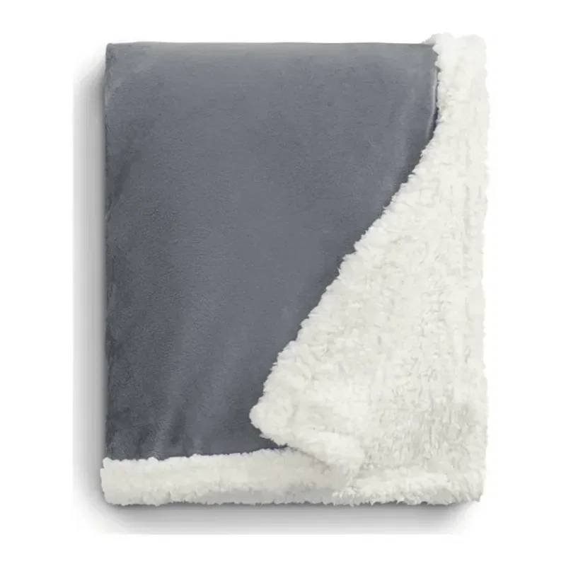 Branded Sherpa on the Go Blanket - Turns Into a Pillow — view 6