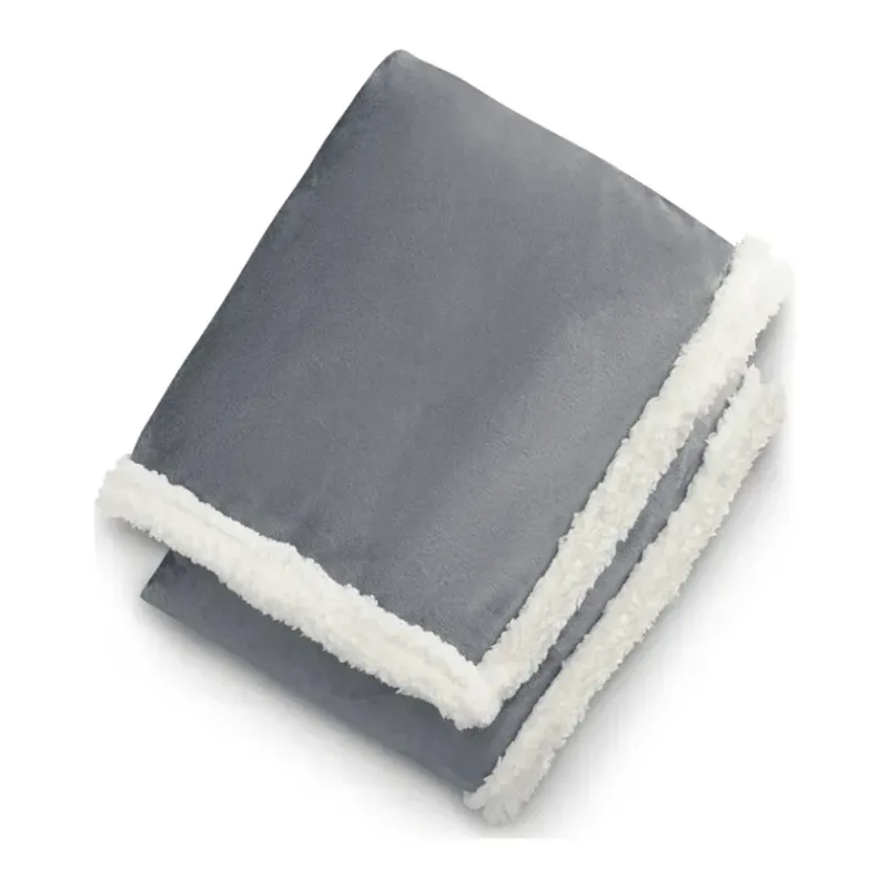 Branded Sherpa on the Go Blanket - Turns Into a Pillow — view 7