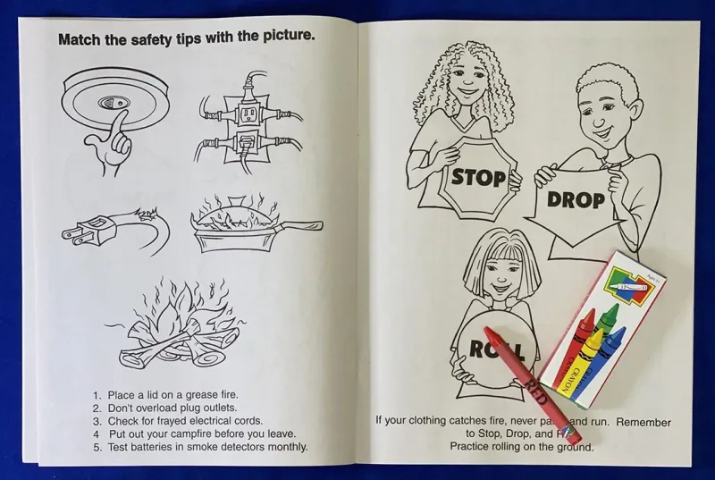 Fire Safety Coloring & Activity Book — view 2