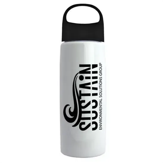 Flair Tritan® Metallike Bottle with Oval Crest Lid (26 oz.) — view 2