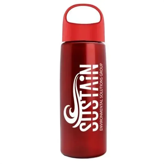 Flair Tritan® Metallike Bottle with Oval Crest Lid (26 oz.) — view 7