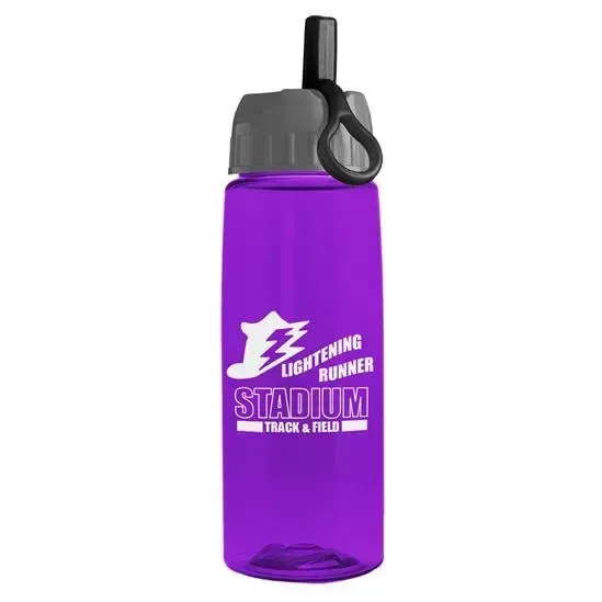 Flair Tritan® Renew Bottle with Flip-Straw Lid (26 oz.) — view 6