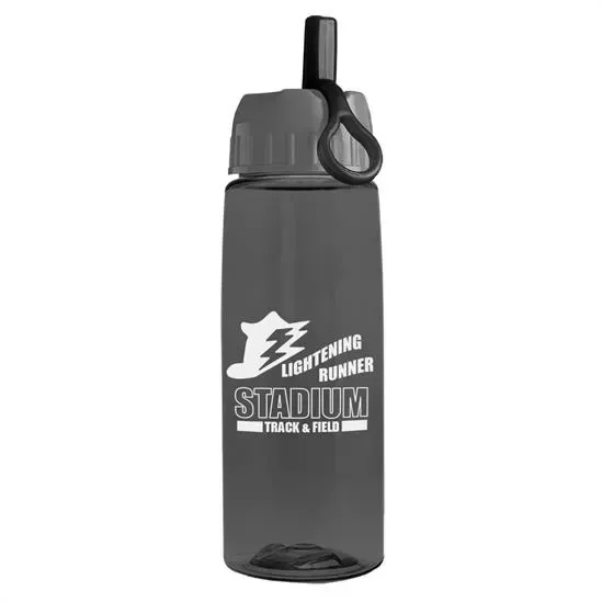 Flair Tritan® Renew Bottle with Flip-Straw Lid (26 oz.) — view 7