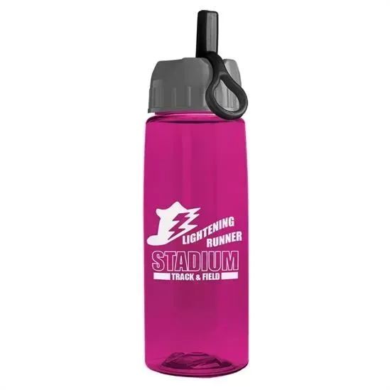 Flair Tritan® Renew Bottle with Flip-Straw Lid (26 oz.) — view 8