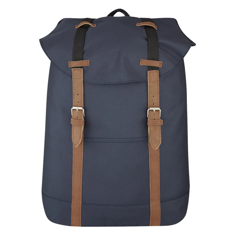 Custom Printed Flap Drawstring Backpack — view 4