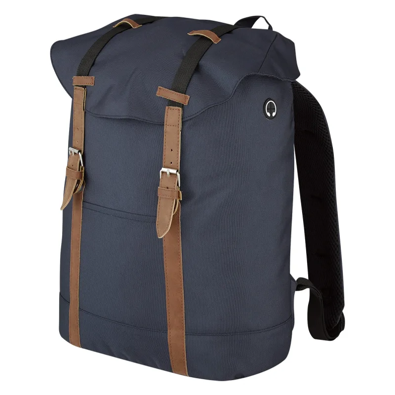 Custom Printed Flap Drawstring Backpack — view 7