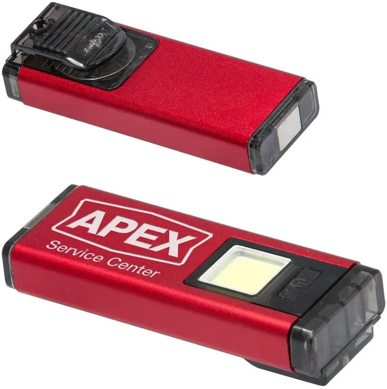 Custom COB Flashlight with Clip & Magnet — view 4
