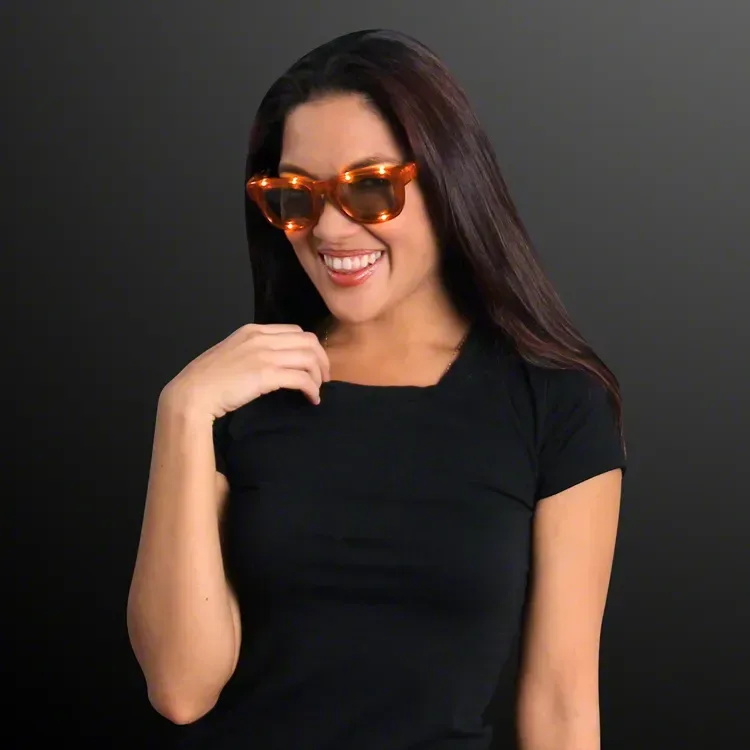 Flashing Orange Sunglasses — view 4