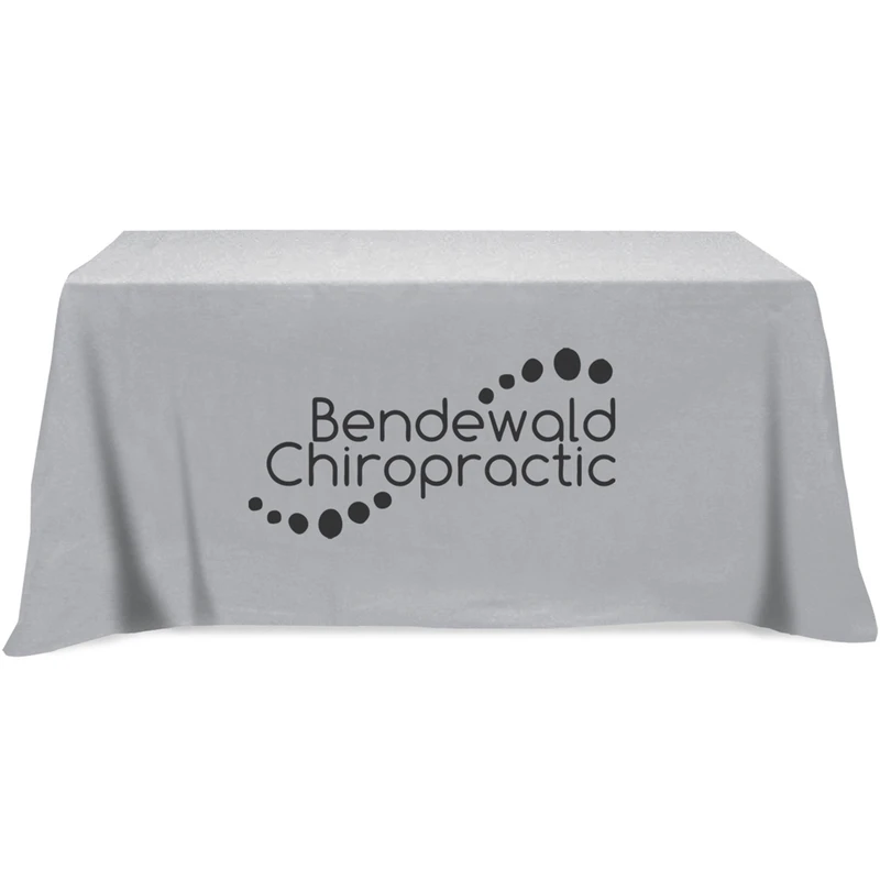 Flat 4-sided Table Cover - fits 6 foot standard table: Poly-Cotton