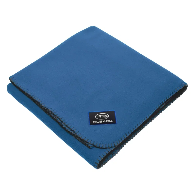 Fleece Stadium Blanket With Woven Patch — view 3