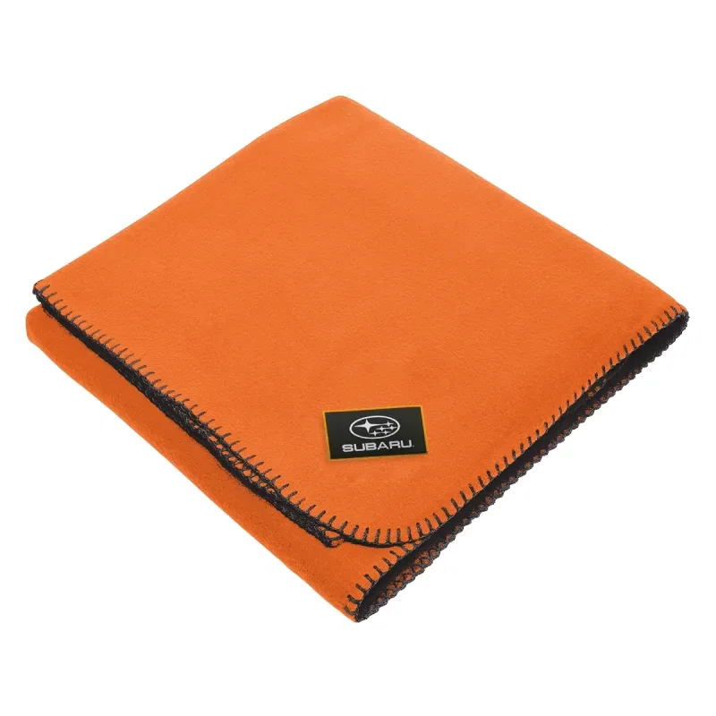 Fleece Stadium Blanket With Woven Patch — view 7