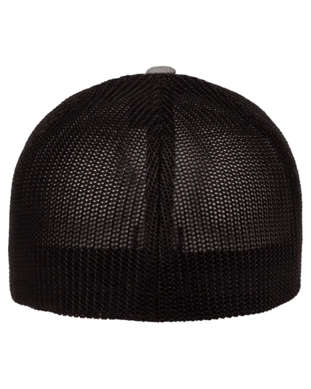 Flexfit Adult Poly Mélange Stretch Mesh Cap — view 13