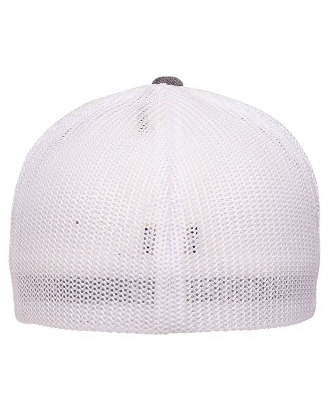 Flexfit Adult Poly Mélange Stretch Mesh Cap — view 5