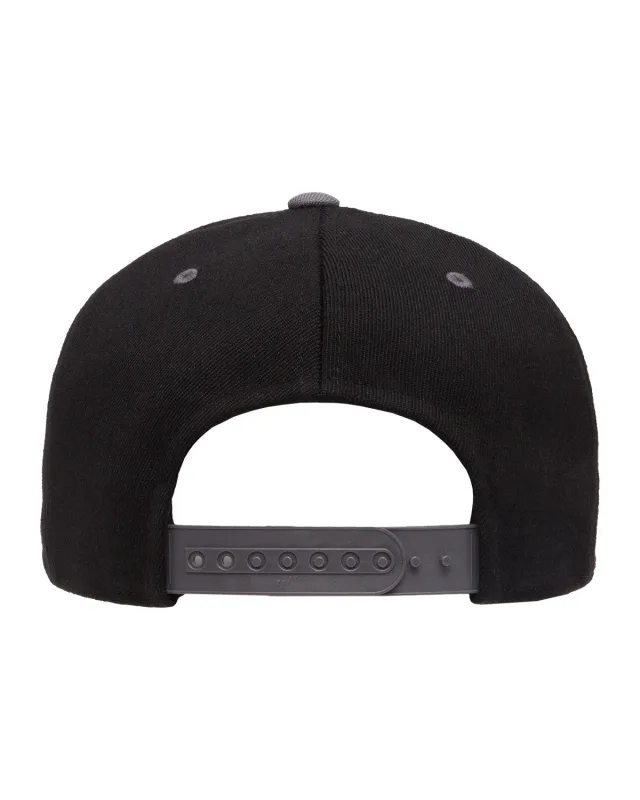 Flexfit Adult Wool Blend Snapback Two-Tone Cap — view 10