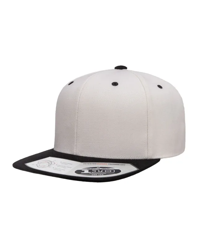 Flexfit Adult Wool Blend Snapback Two-Tone Cap — view 15