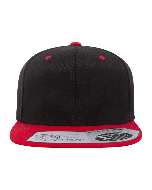 Flexfit Adult Wool Blend Snapback Two-Tone Cap — view 2