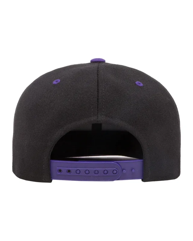 Flexfit Adult Wool Blend Snapback Two-Tone Cap — view 4
