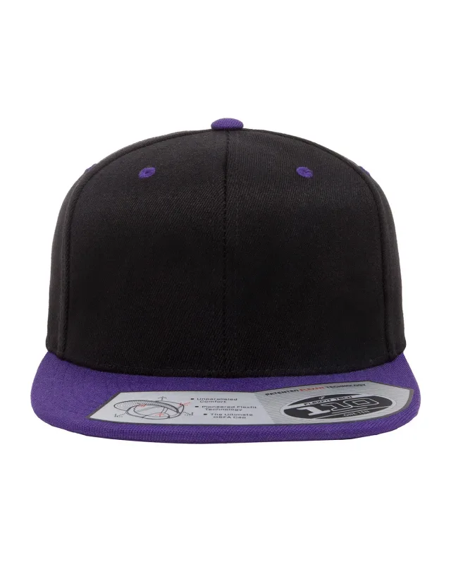 Flexfit Adult Wool Blend Snapback Two-Tone Cap — view 5