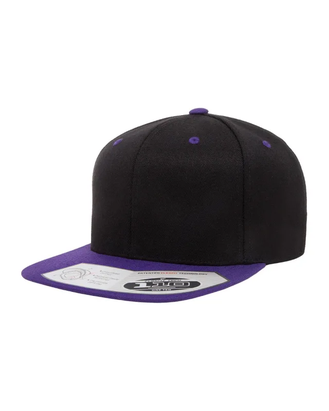 Flexfit Adult Wool Blend Snapback Two-Tone Cap — view 6