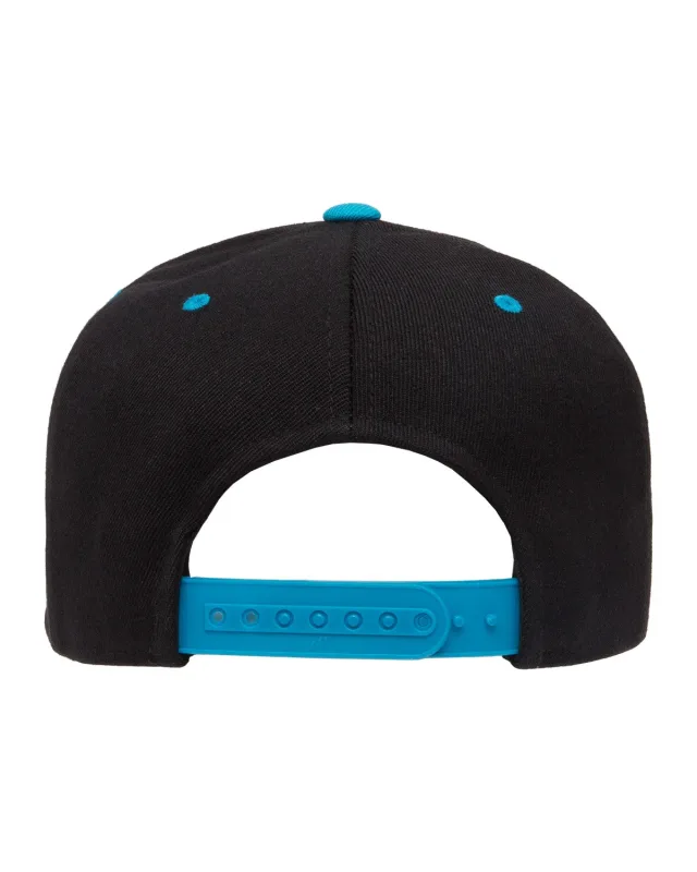 Flexfit Adult Wool Blend Snapback Two-Tone Cap — view 7