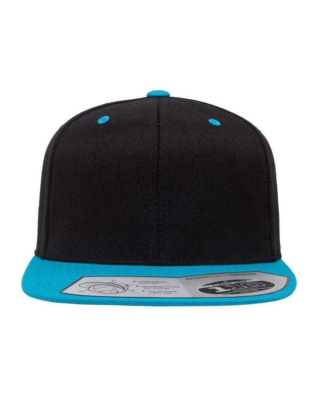 Flexfit Adult Wool Blend Snapback Two-Tone Cap — view 8