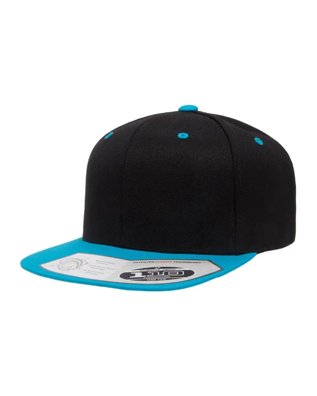 Flexfit Adult Wool Blend Snapback Two-Tone Cap — view 9