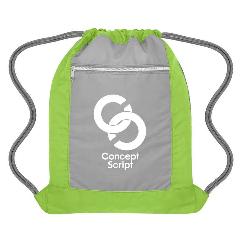 Flip Side Drawstring Sports Bag — view 2