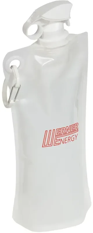 Custom Flip Top Water Bottle - 27oz with Carabiner — view 2